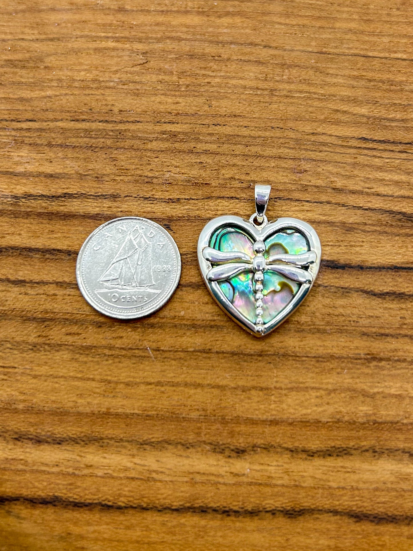 Abalone Dragonfly Pendant