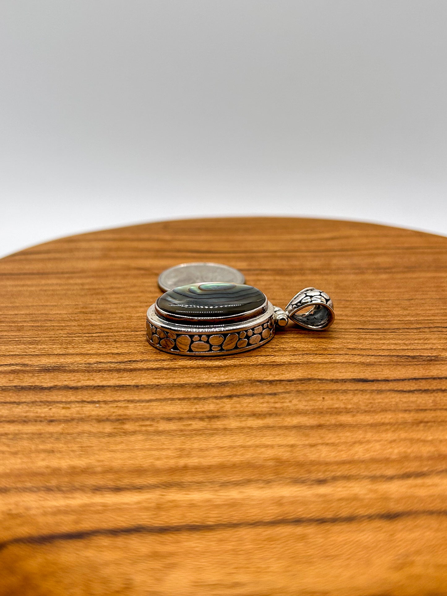 Inner Waves Abalone Pendant