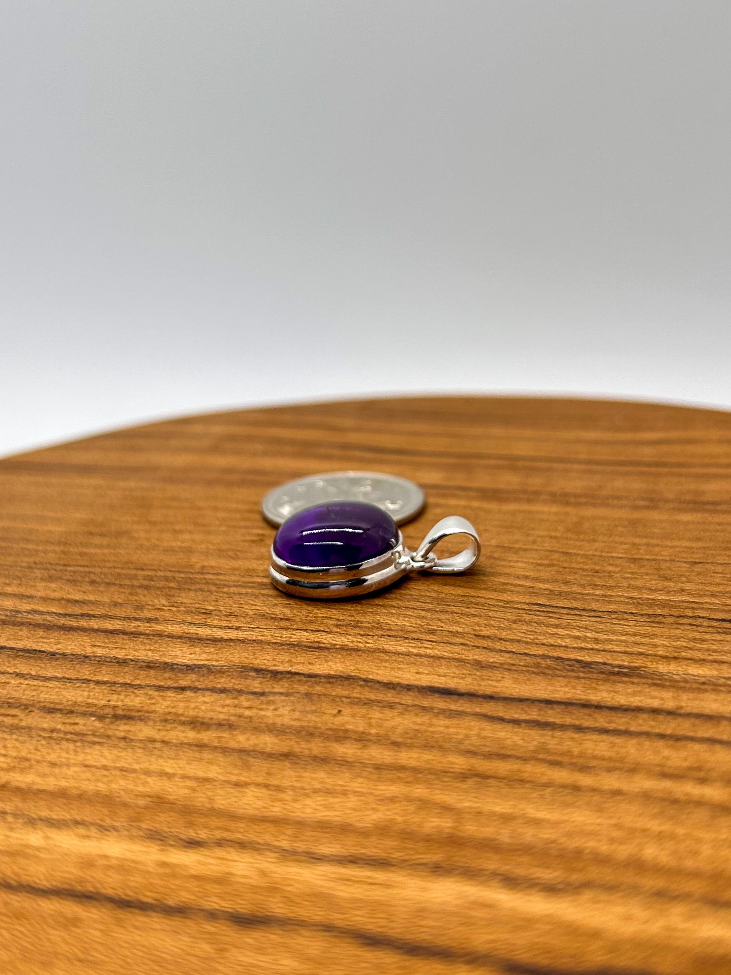 Amethyst Circle of Life Pendant