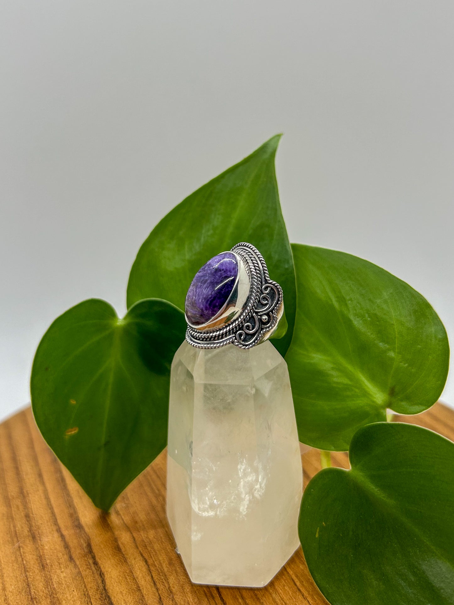 Charoite Ring