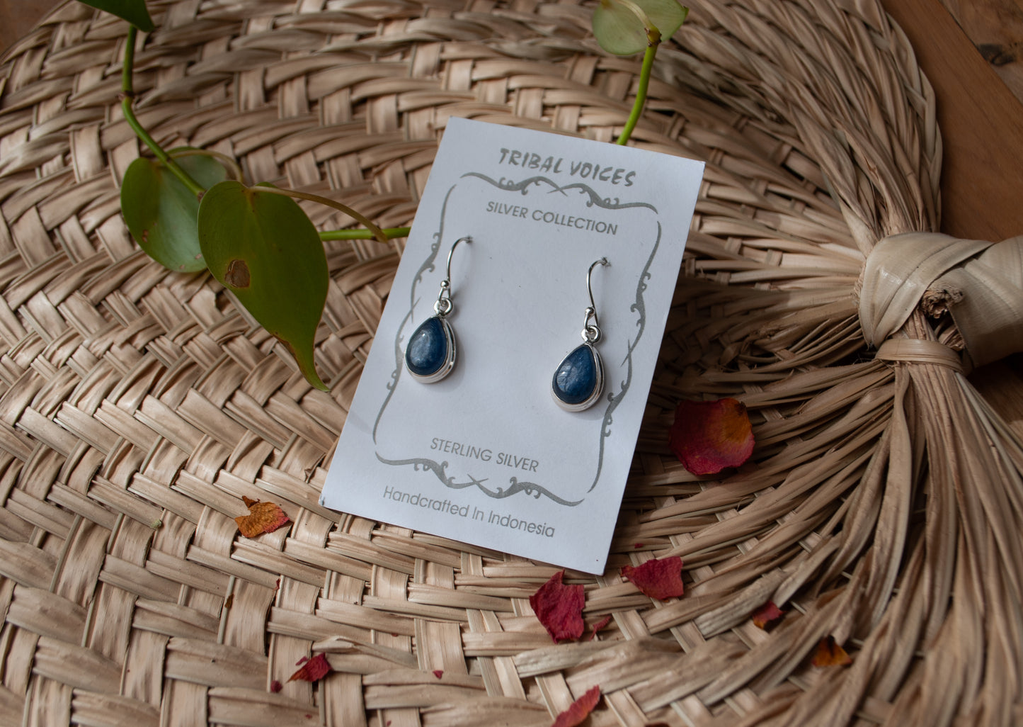 Teardrop Kyanite Earrings