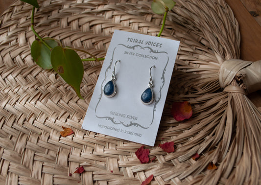 Teardrop Kyanite Earrings