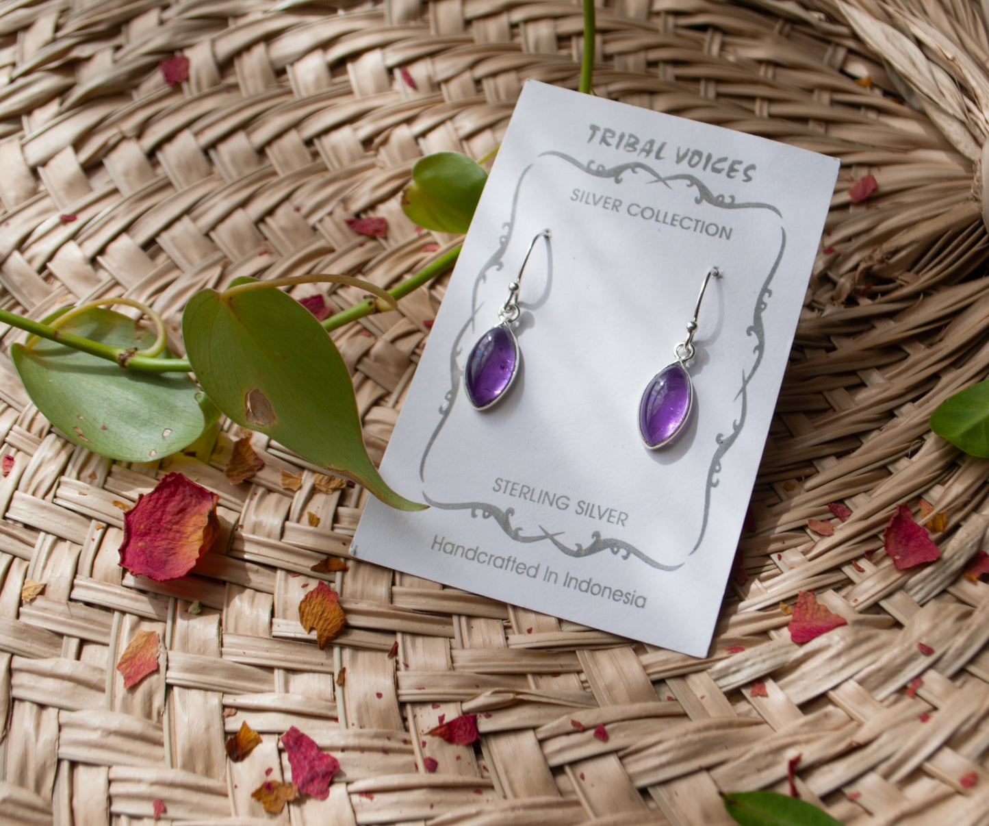 Amethyst Dangle Earrings
