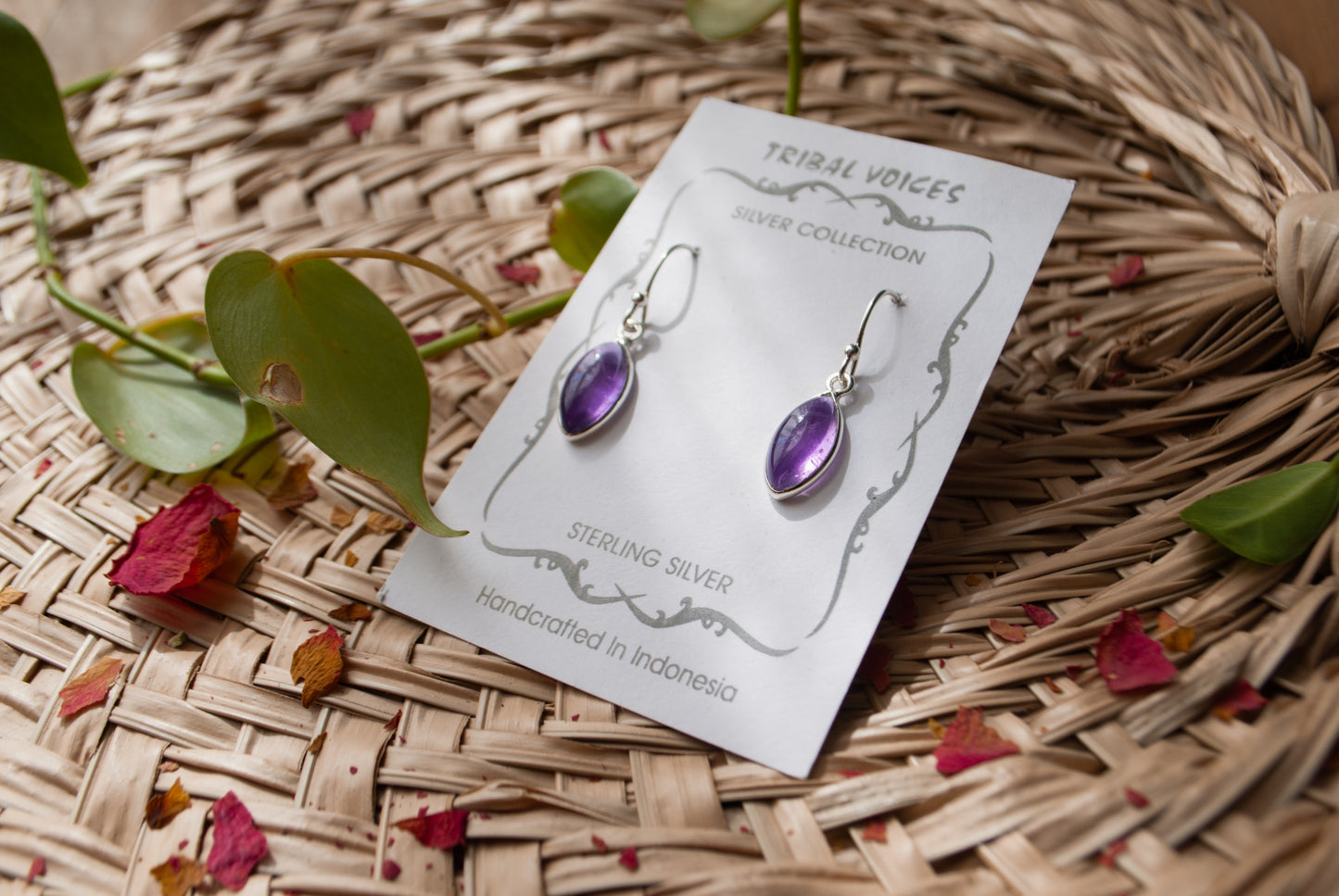 Amethyst Dangle Earrings