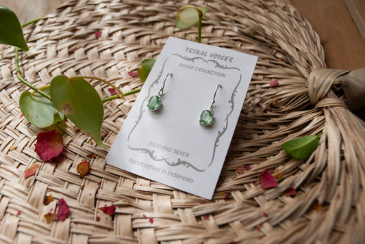 Mint Green Kyanite Earrings