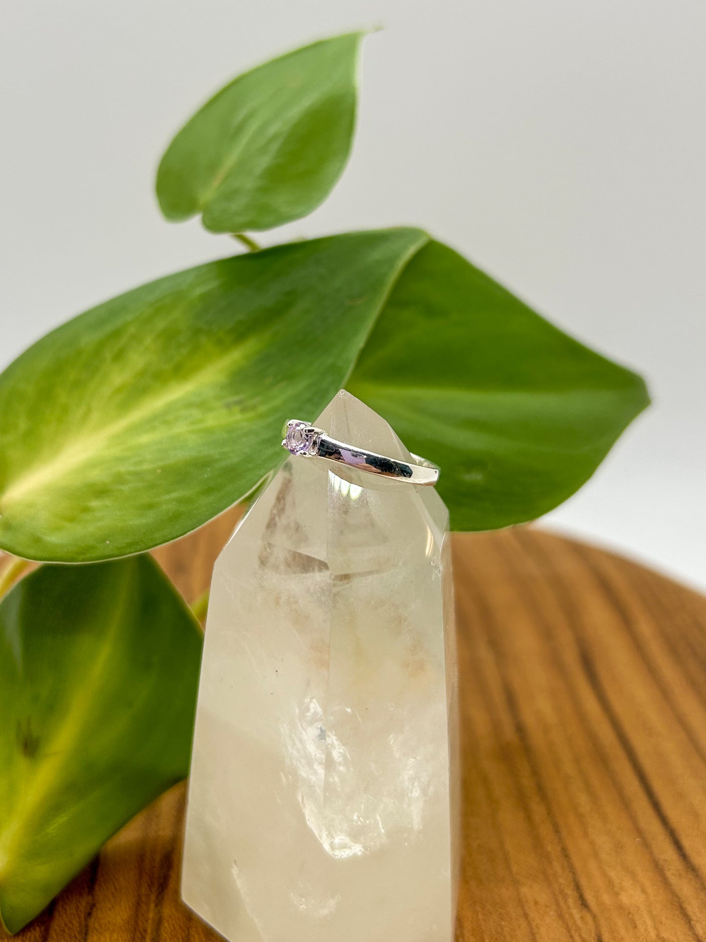 Dainty Amethyst Ring