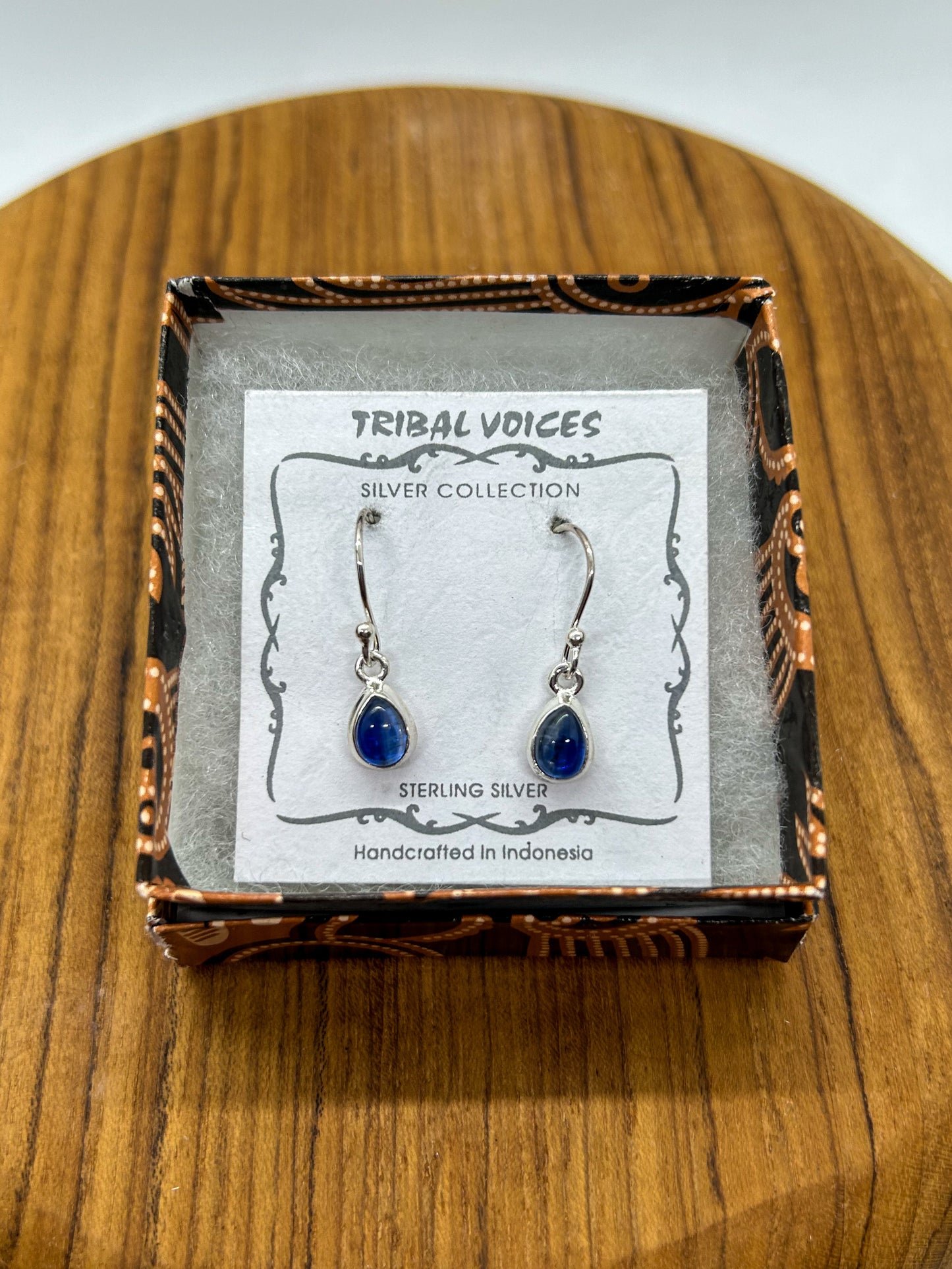 Kyanite Tear-Drop Earrings