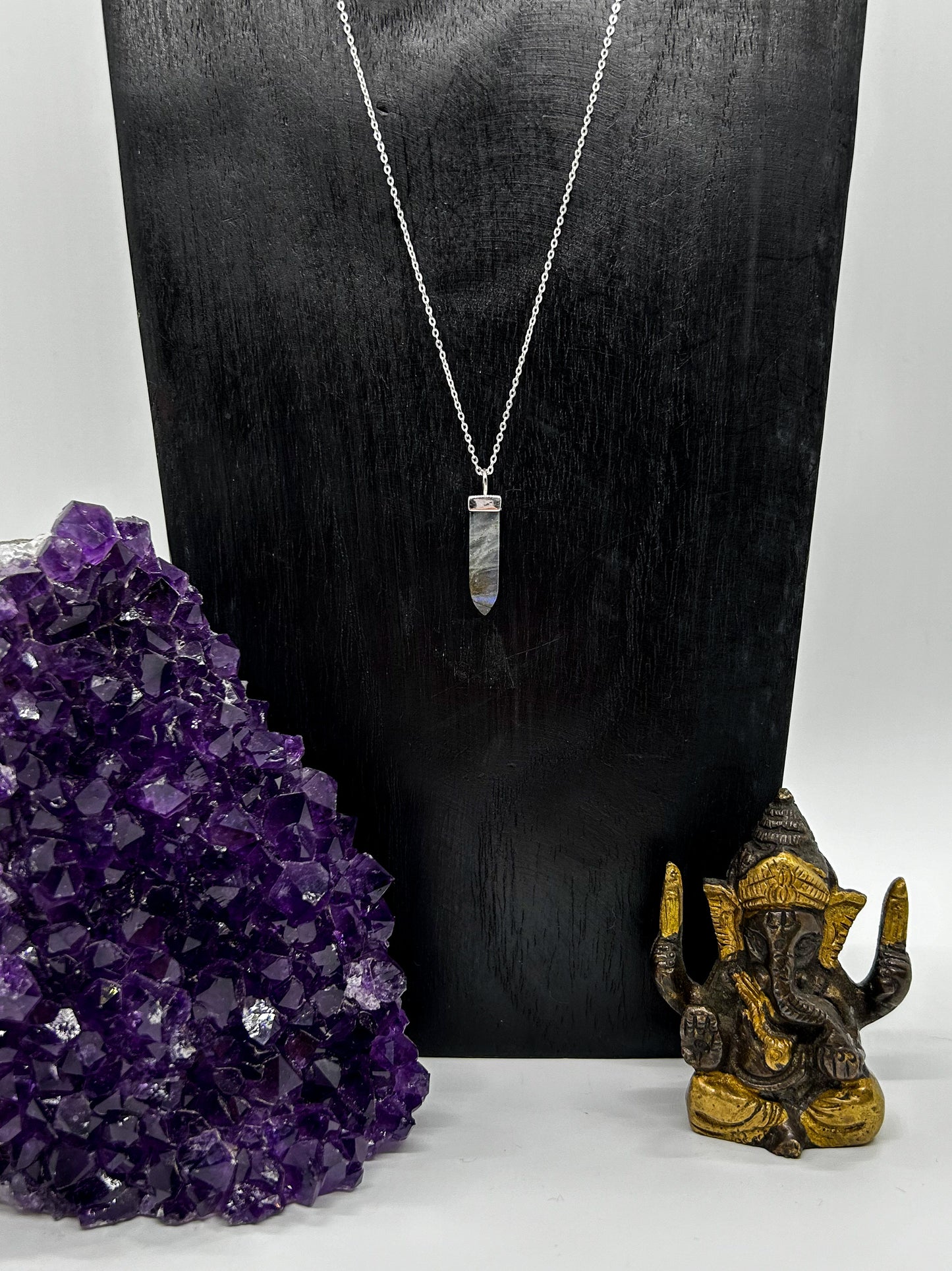 Labradorite Point Necklace