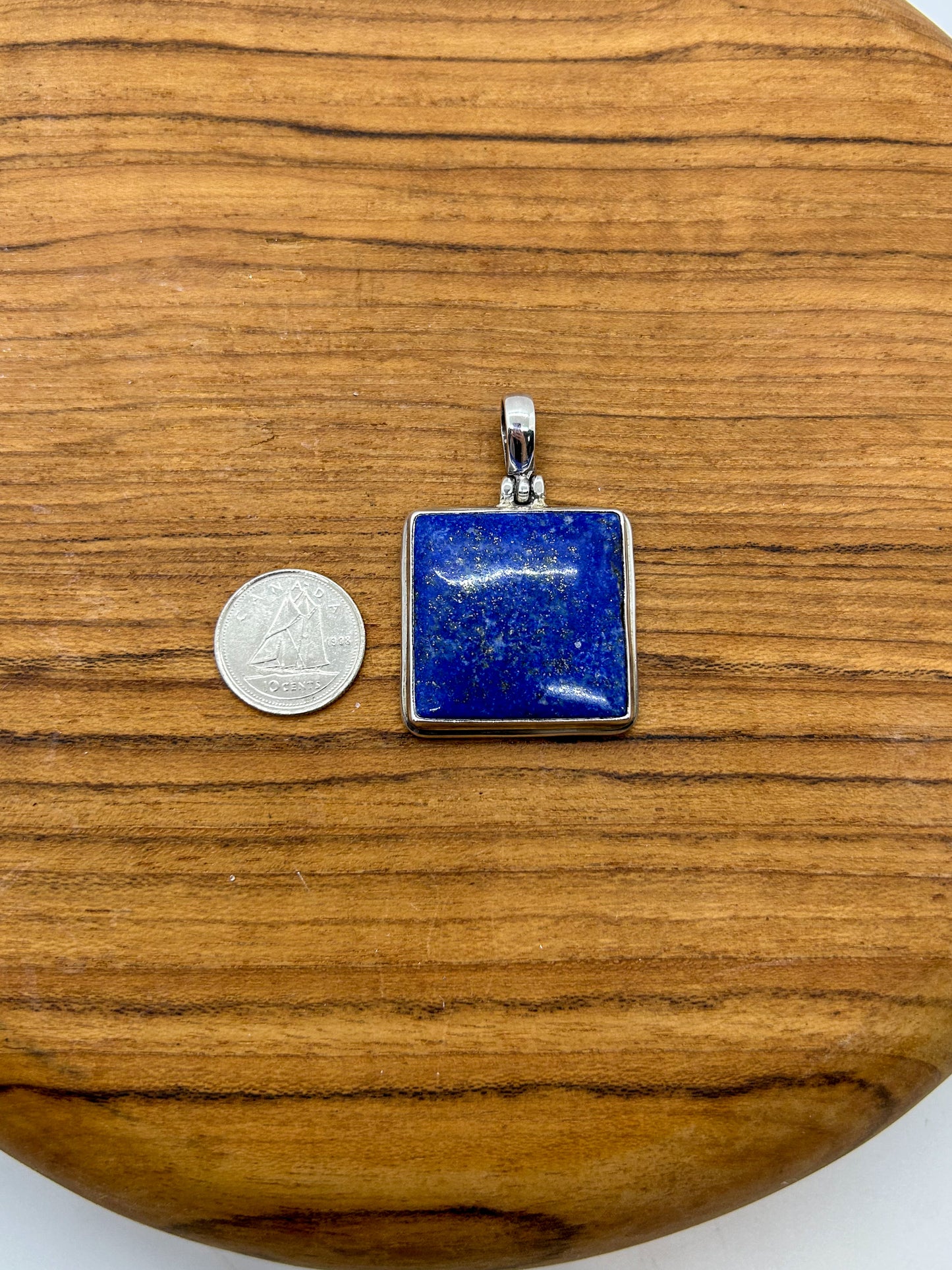 Lapis Lazuli Square Pendant