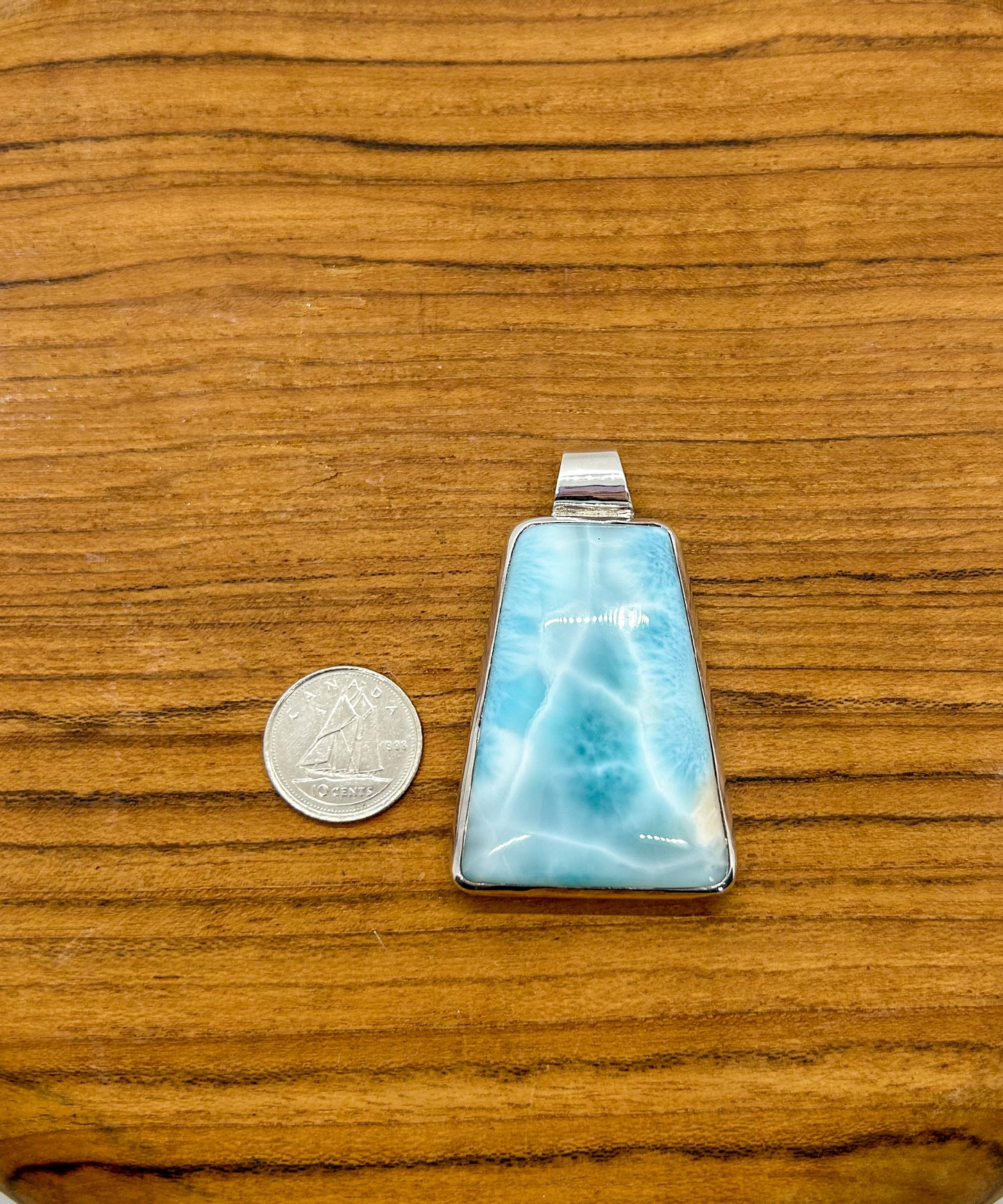 Large Larimar Pendant