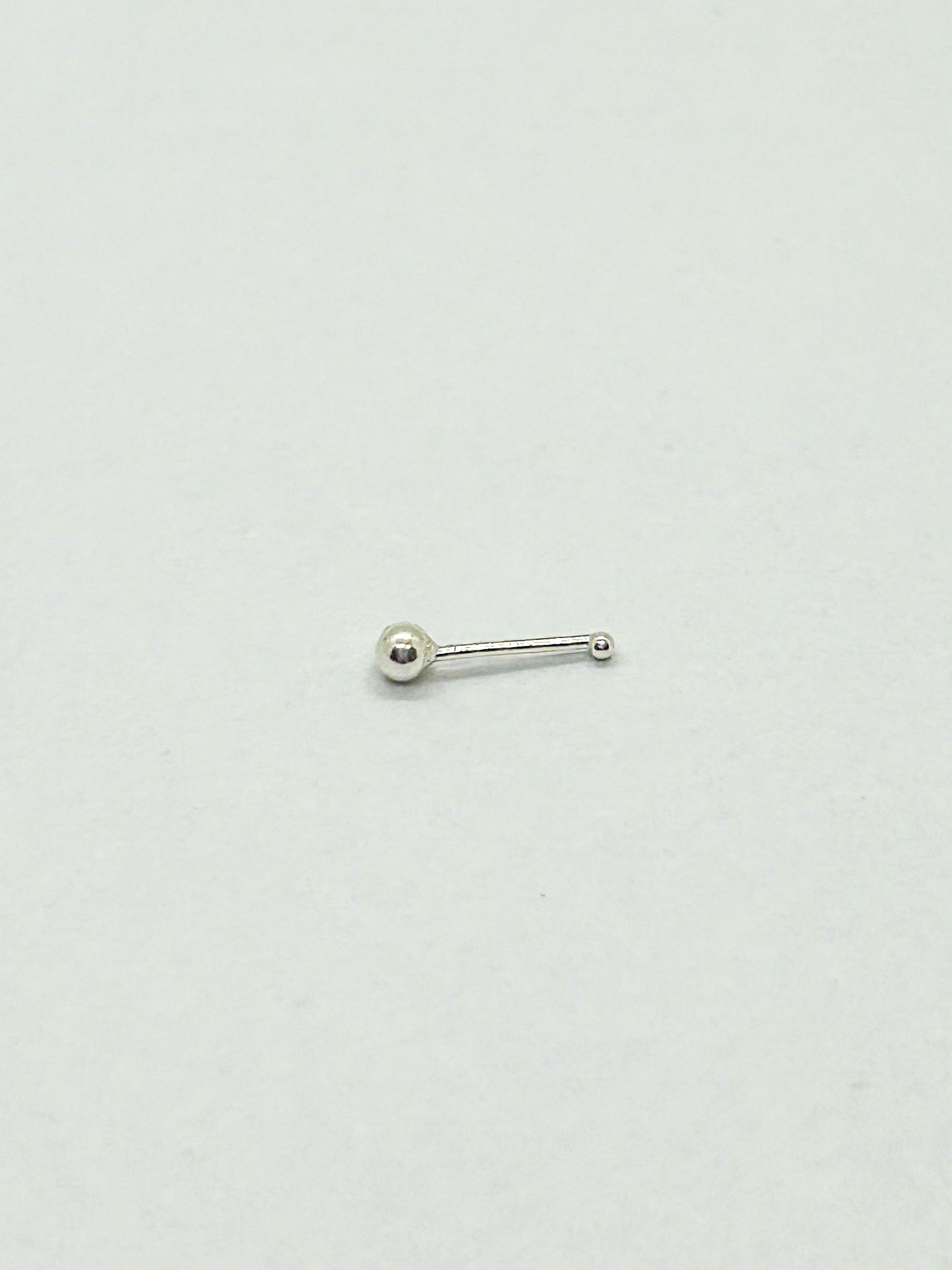 Large Silver Ball Studs- Ball Back