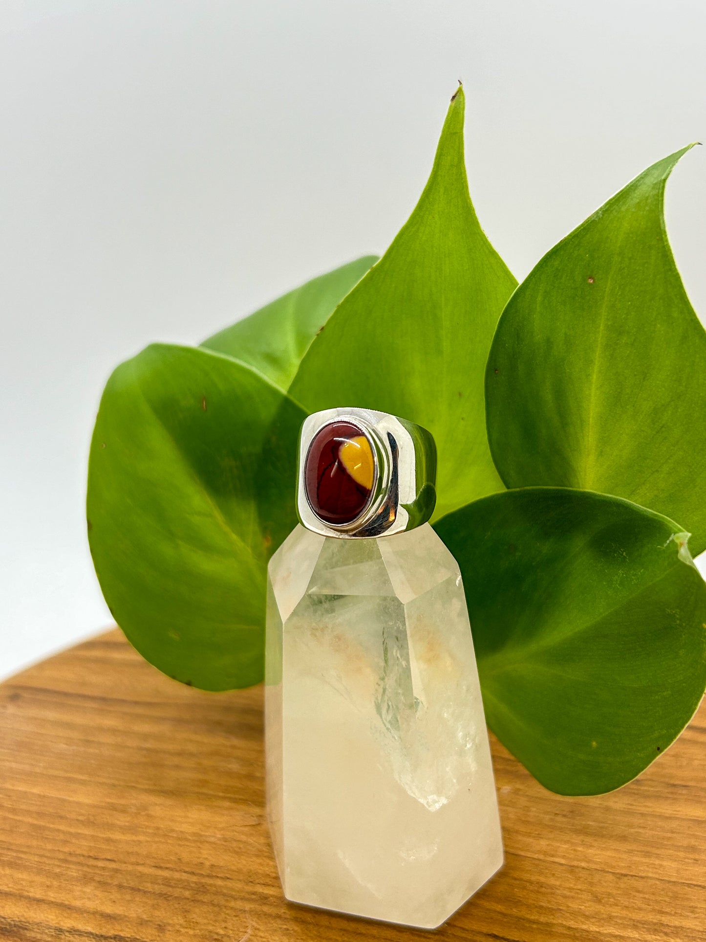 Yin & Yang Mookaite Ring (Size 6.5)