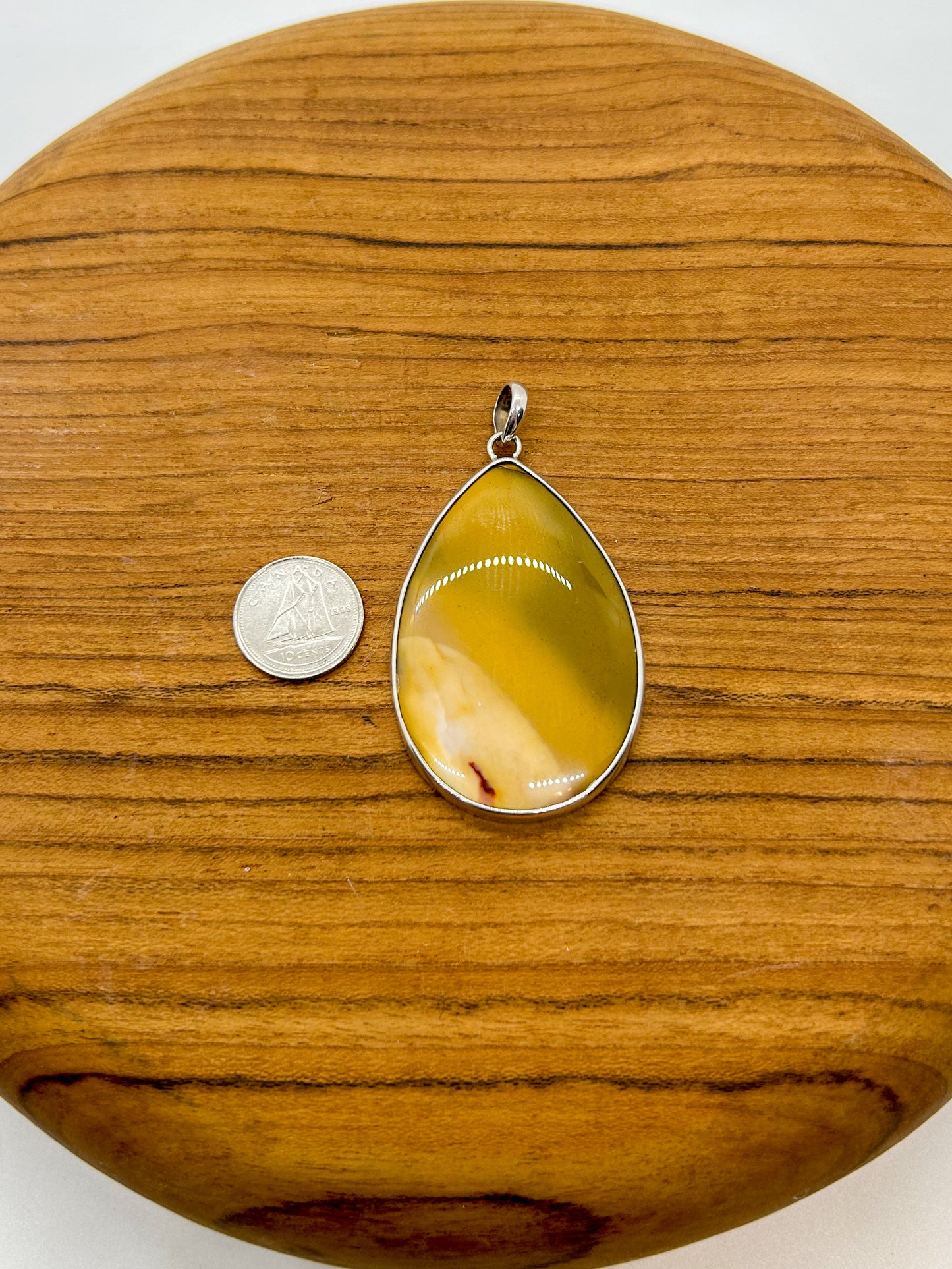 Large Mookaite Teardrop Pendant