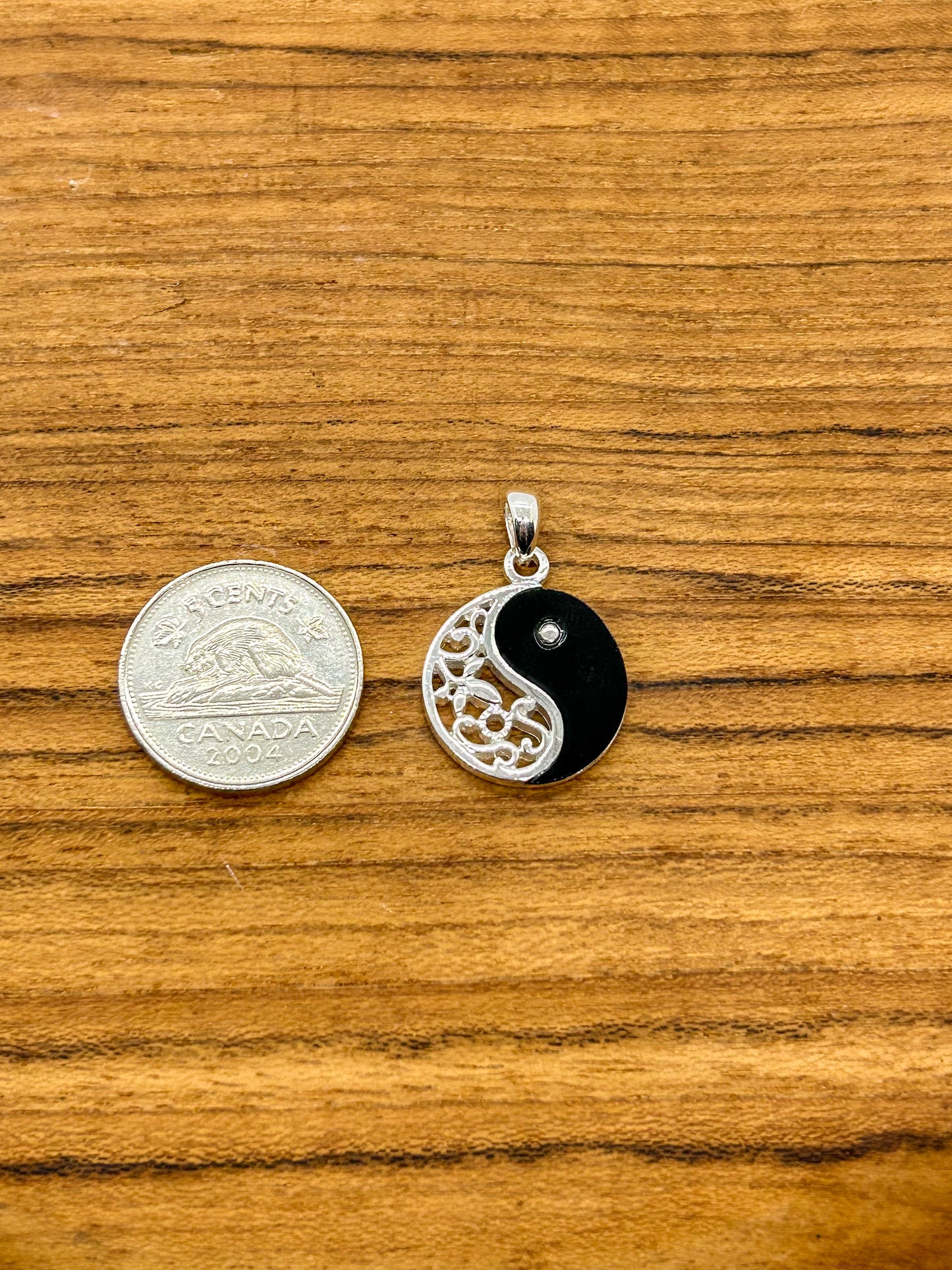 Onyx Yin Yang Pendant