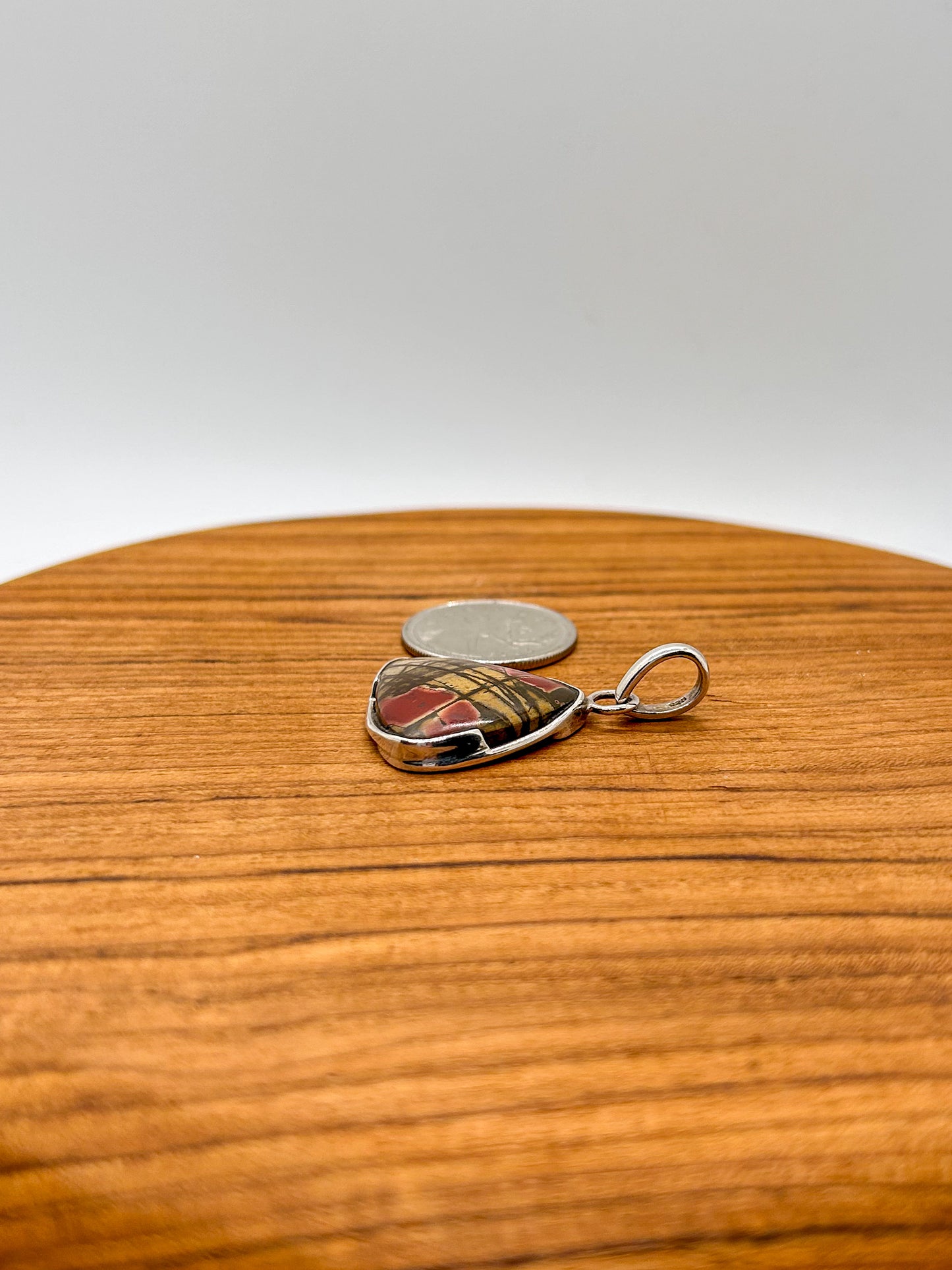 Triangular Jasper Pendant