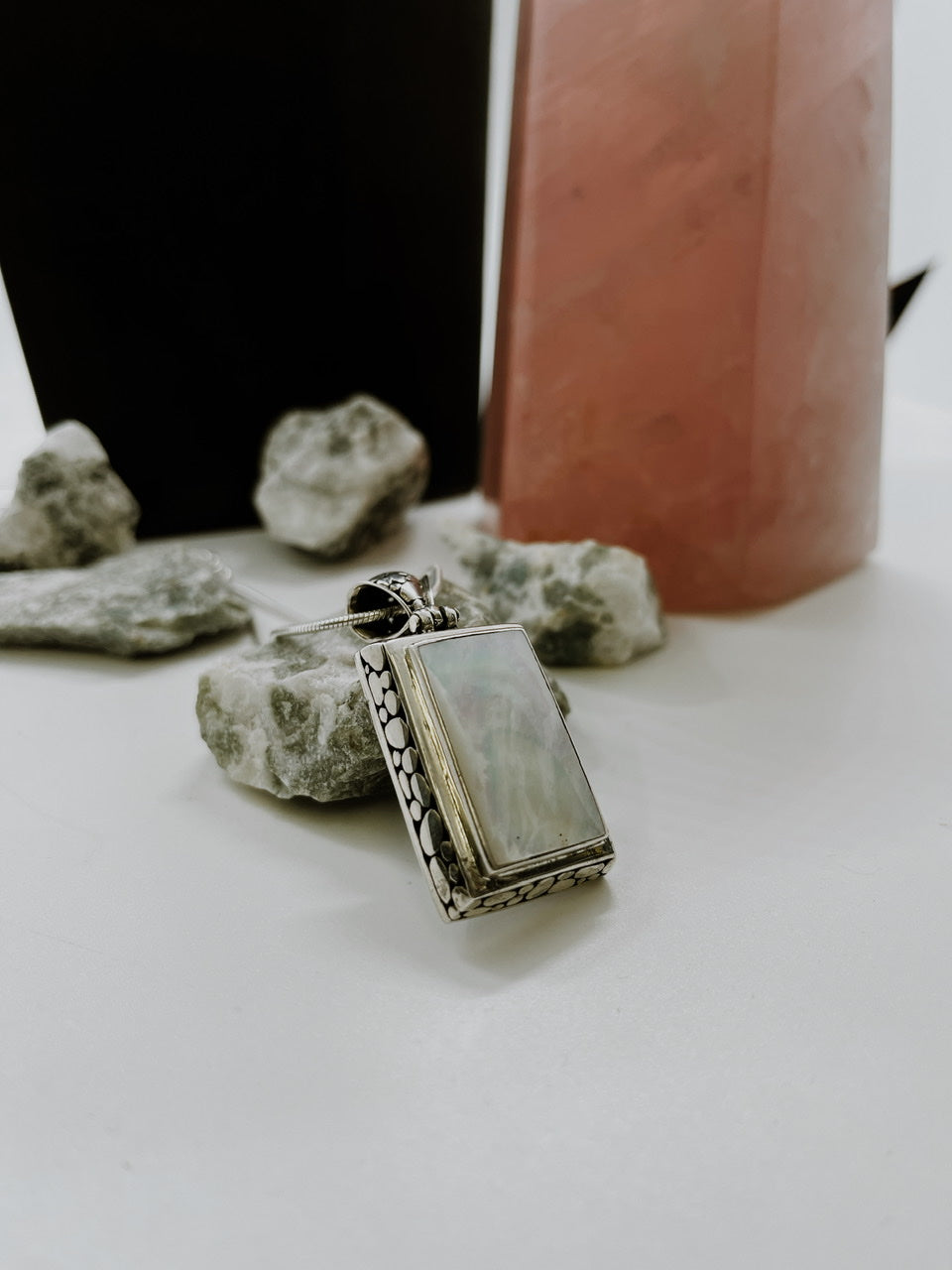 Rectangular Detailed Mother of Pearl Set