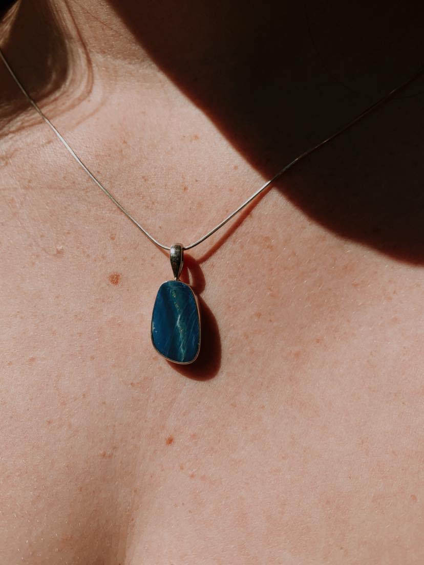 Sea View Australian Opal Pendant
