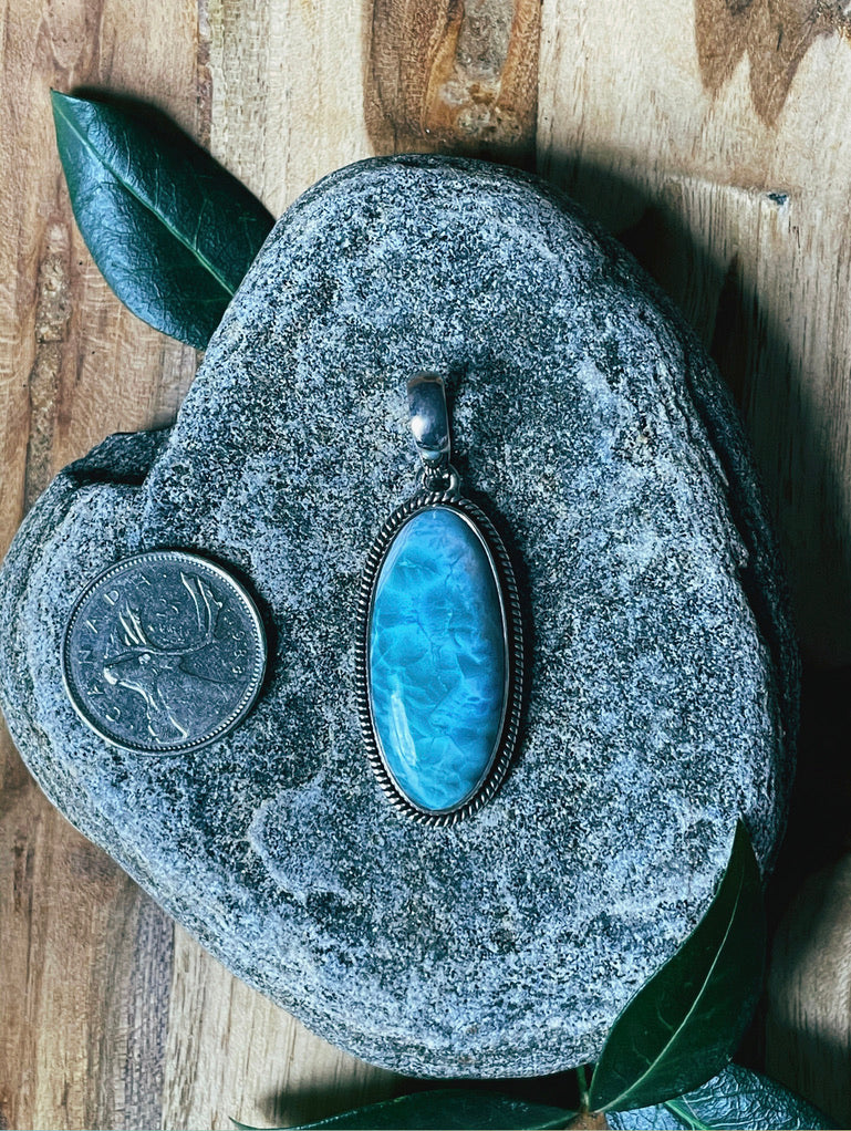 Calm Waters Larimar Pendant