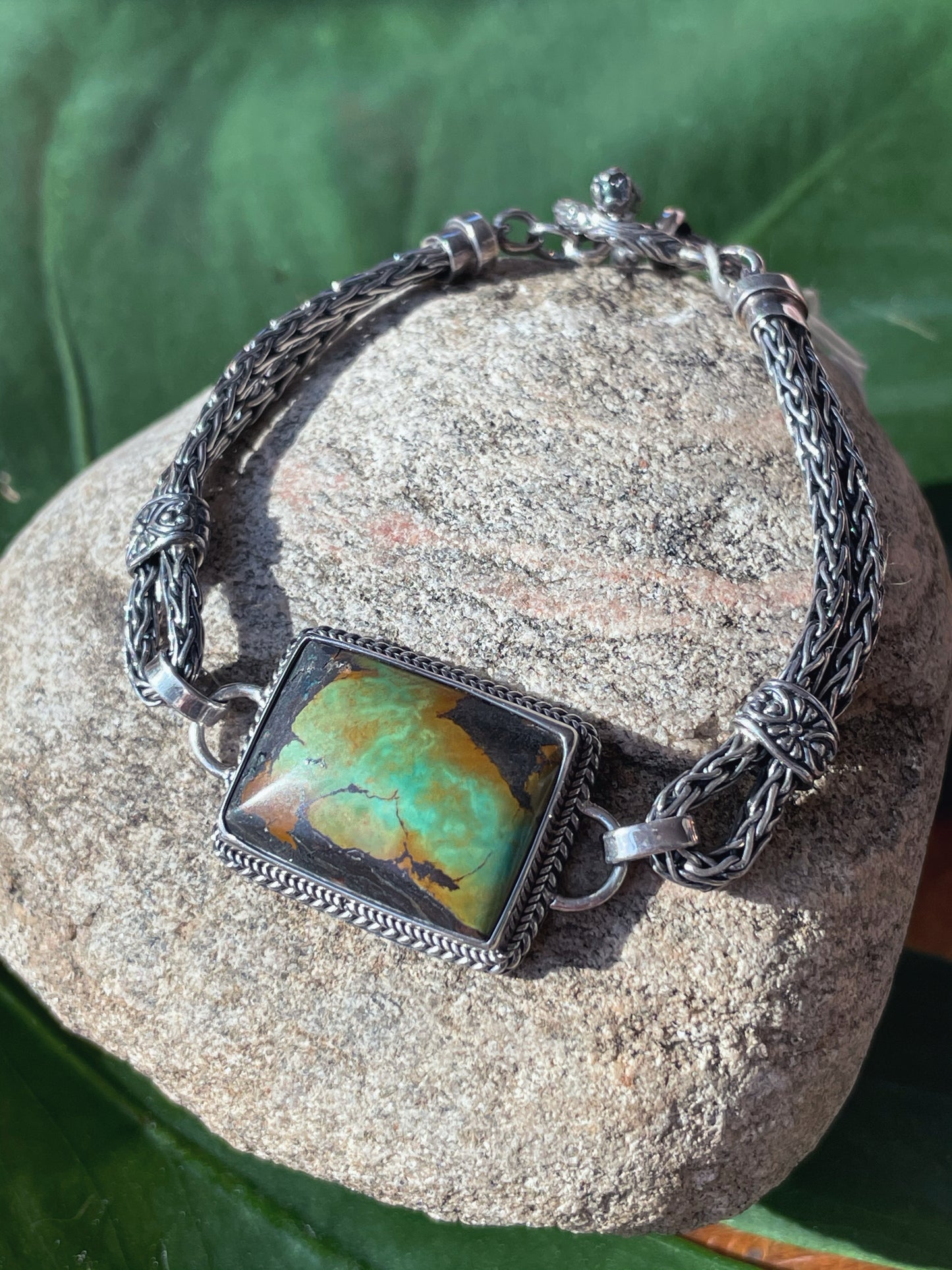 African Turquoise Bracelet