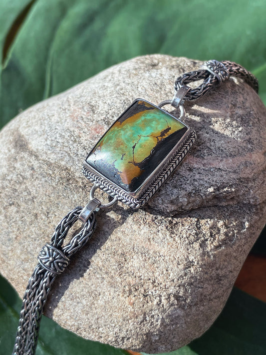 African Turquoise Bracelet