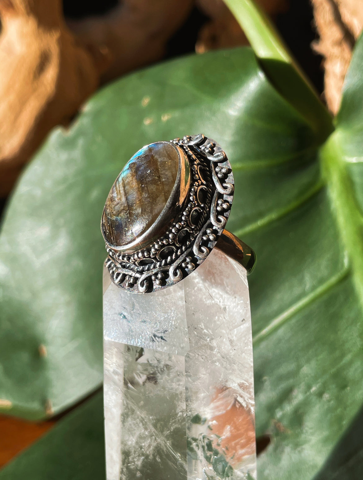 Antiquity Labradorite Ring