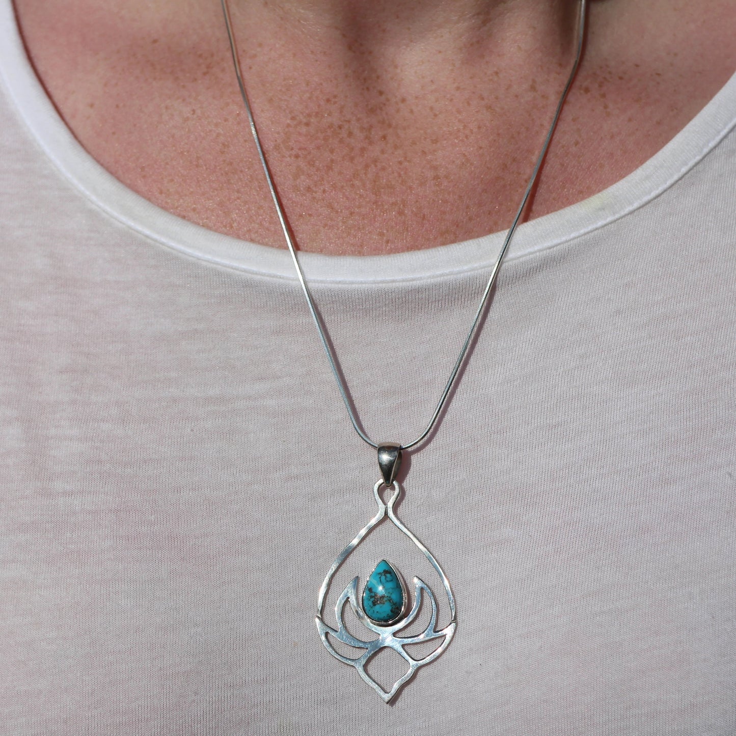 Asian Turquoise Pendant