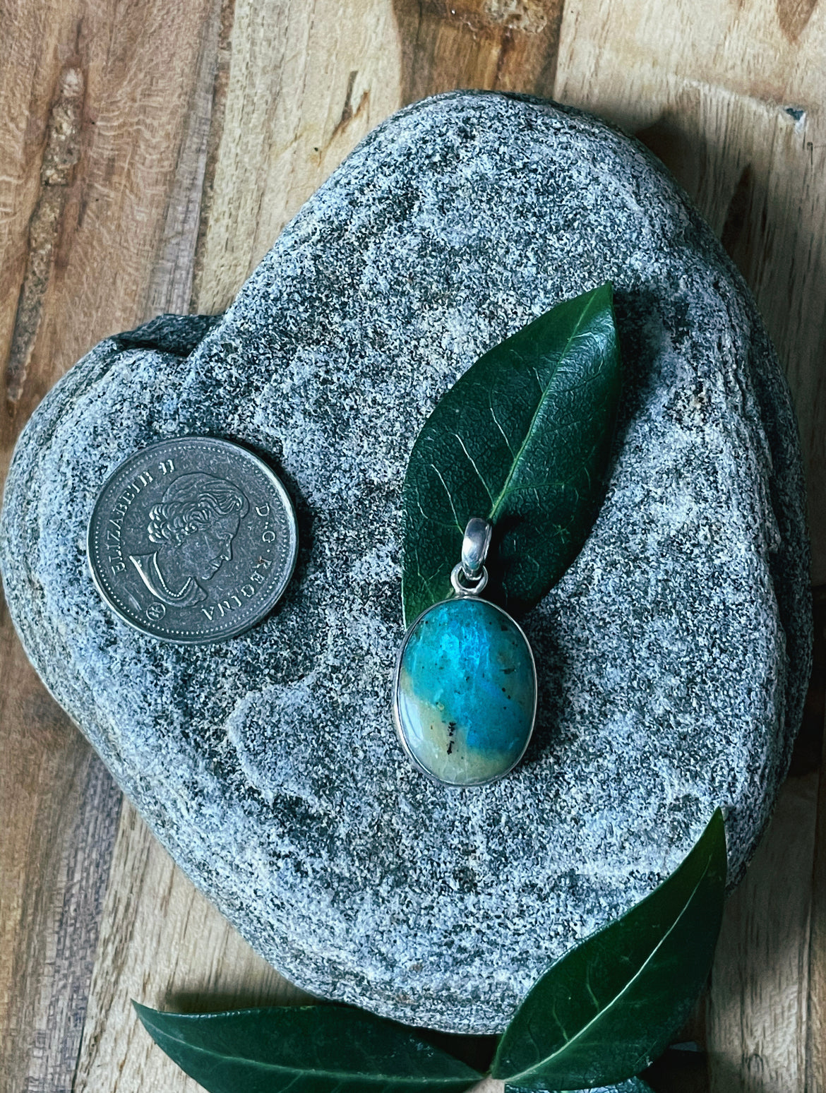 Petite Peruvian Opal Pendant