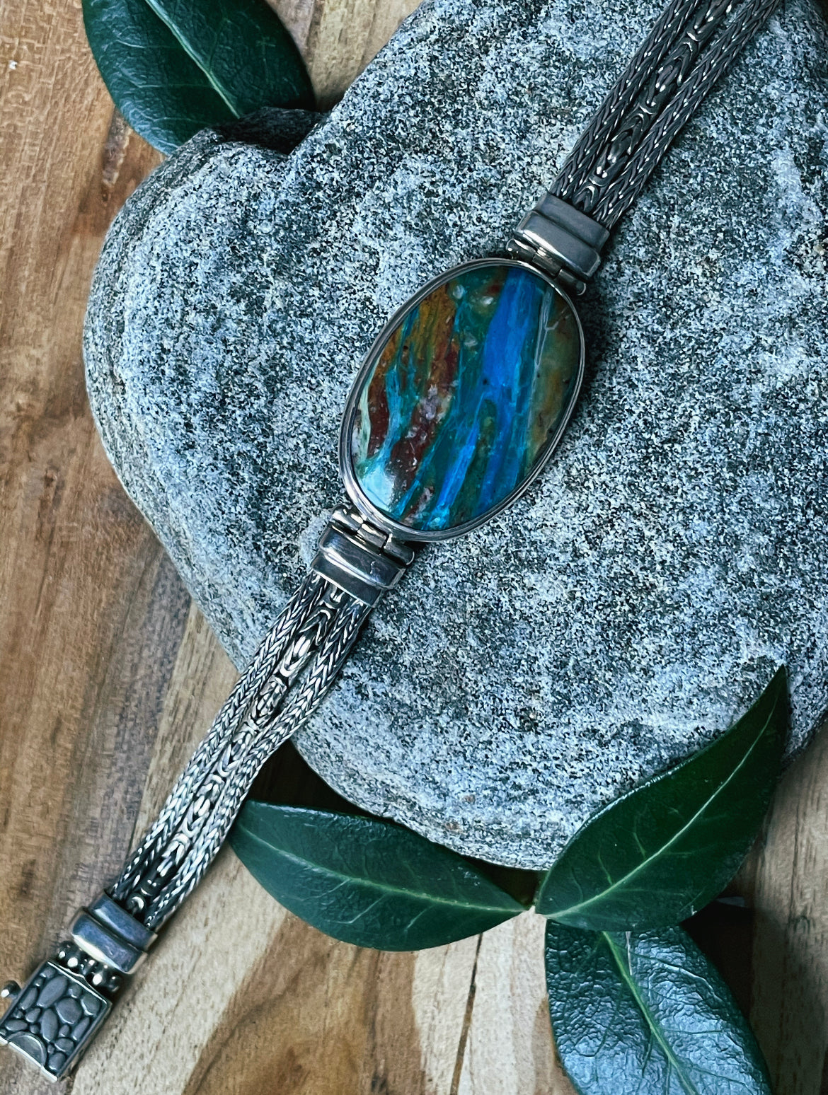 Single-Stone Peruvian Opal Bracelet