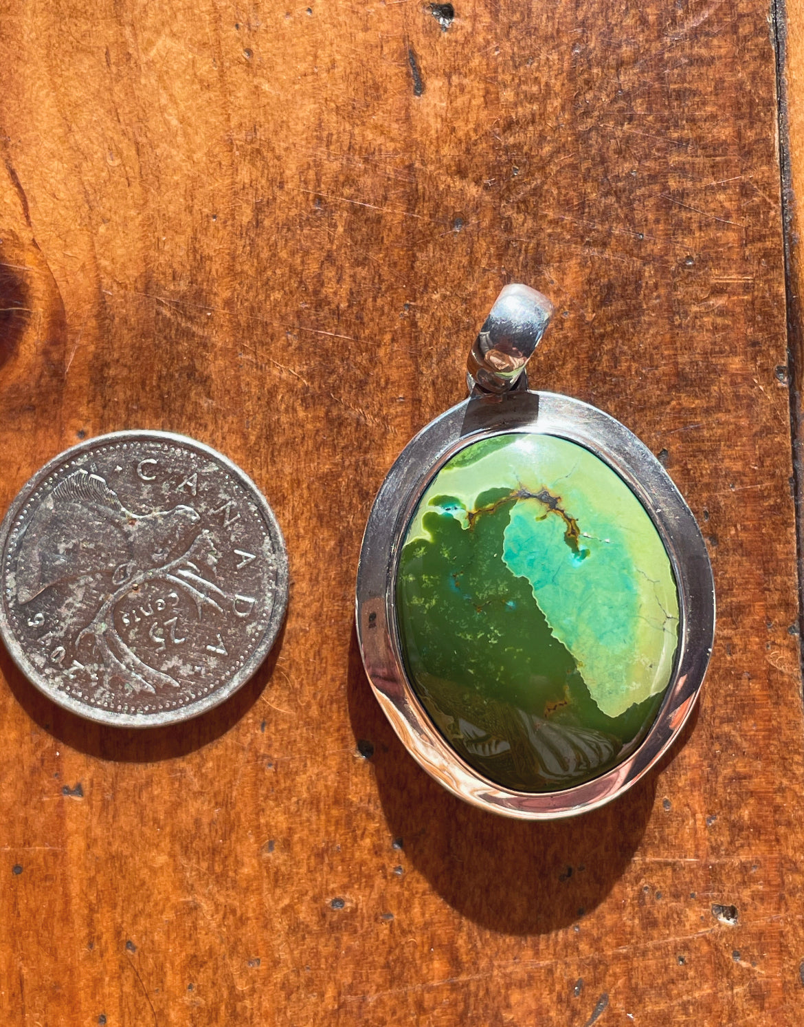Ride the Tide African Turquoise Pendant