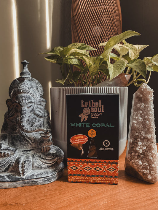 Tribal Soul White Copal Backflow Cones