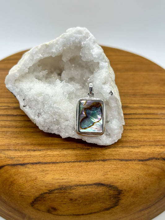 Rectangular Abalone Pendant