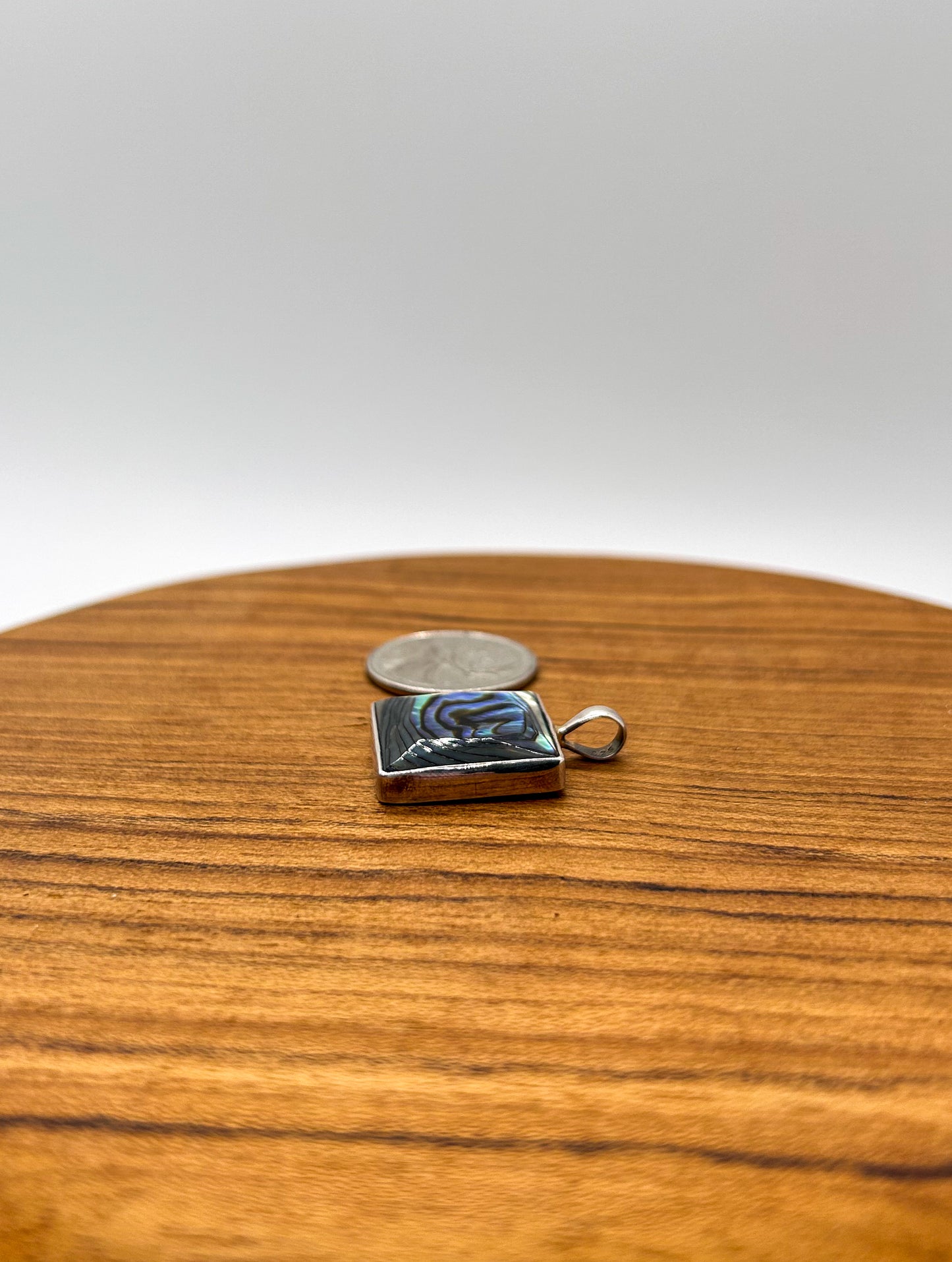 Abalone Square Pendant