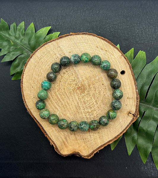 African Turquoise Beaded Bracelet