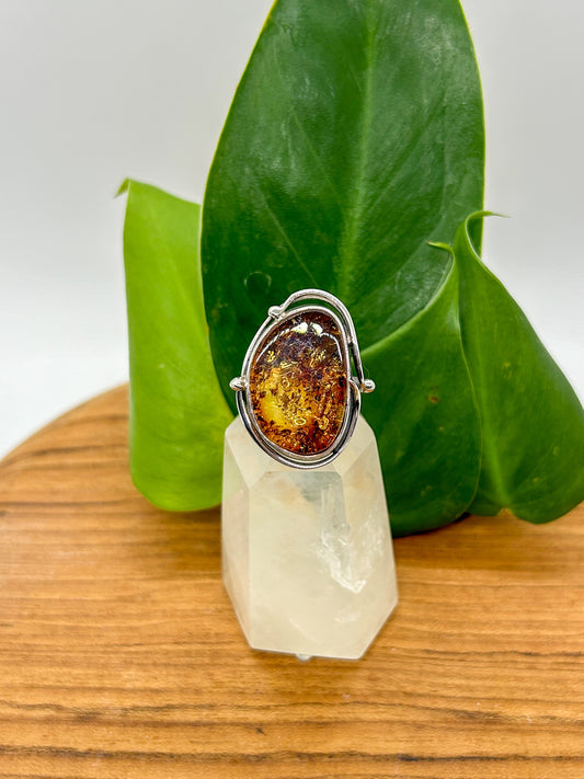 Amber Ring (size 9.5)