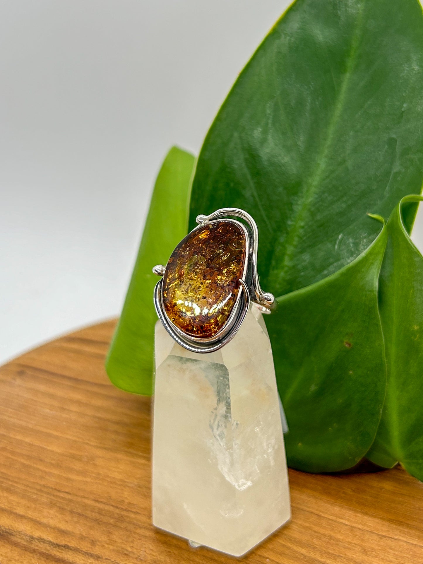 Amber Ring (size 9.5)