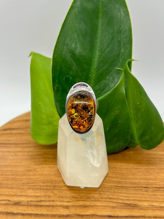 Amber Ring (size 9.5)