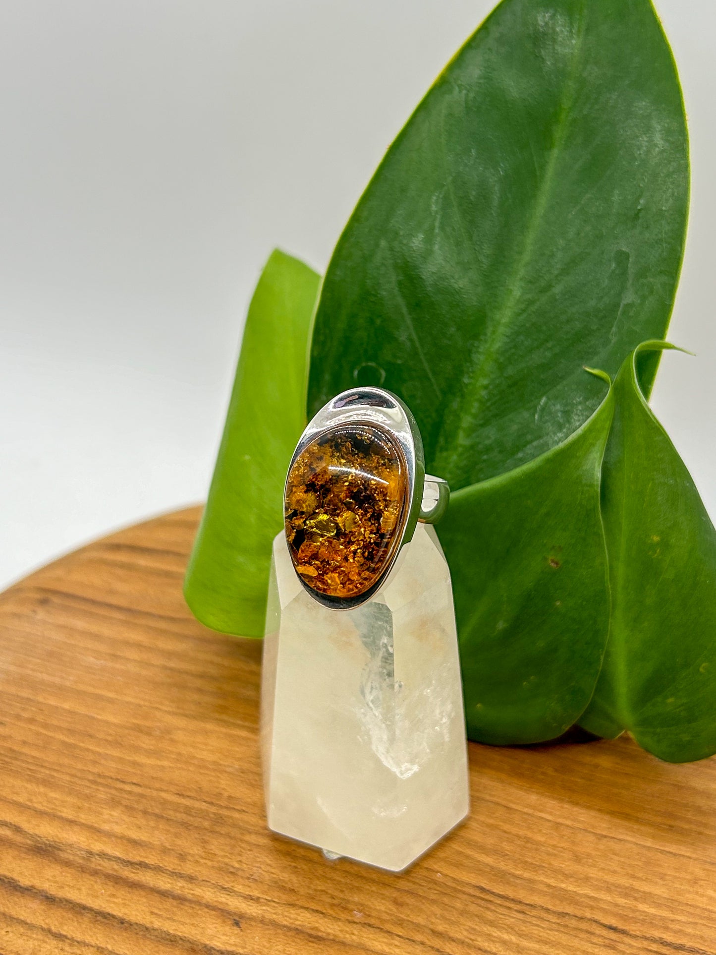 Amber Ring (size 9.5)