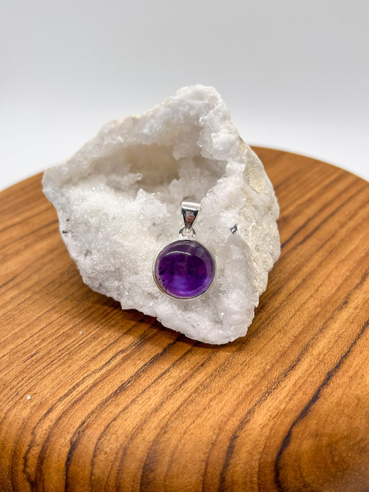 Amethyst Circle of Life Pendant