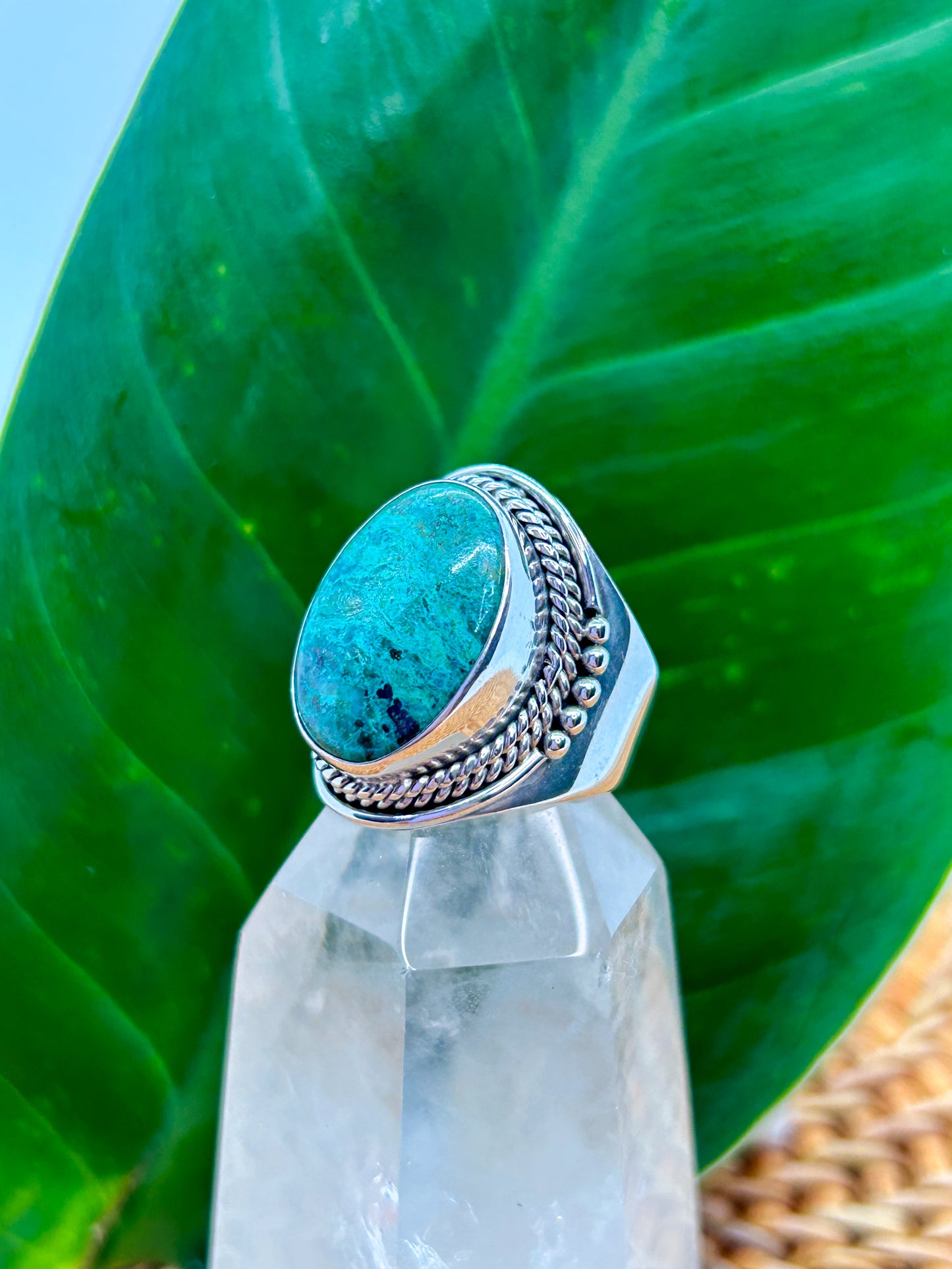 Mystic Muse Chrysocolla Ring