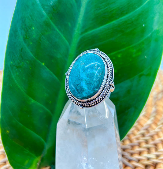 Chrysocolla Ring (Size 6)