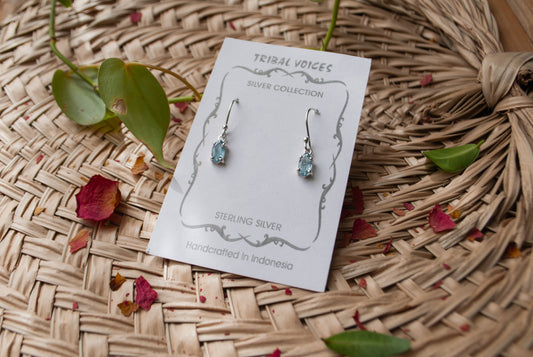 Aqua Kyanite Earrings