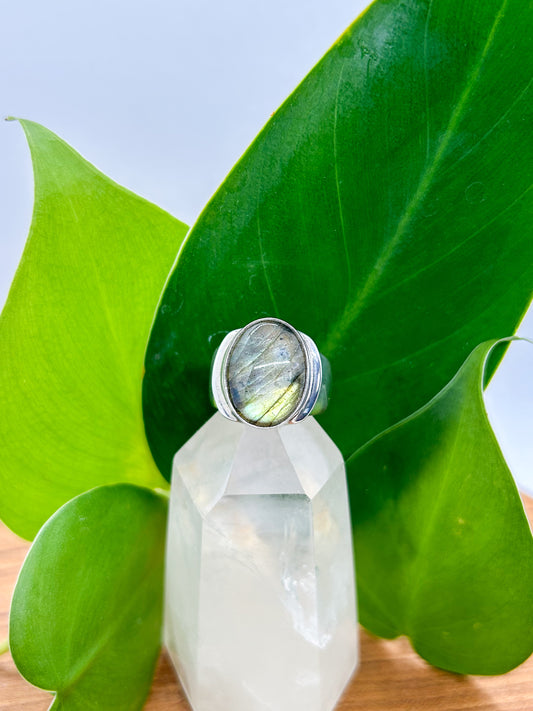 Labradorite Ring (size 6.5)