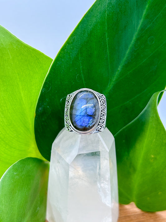 Labradorite Ring (size 7)