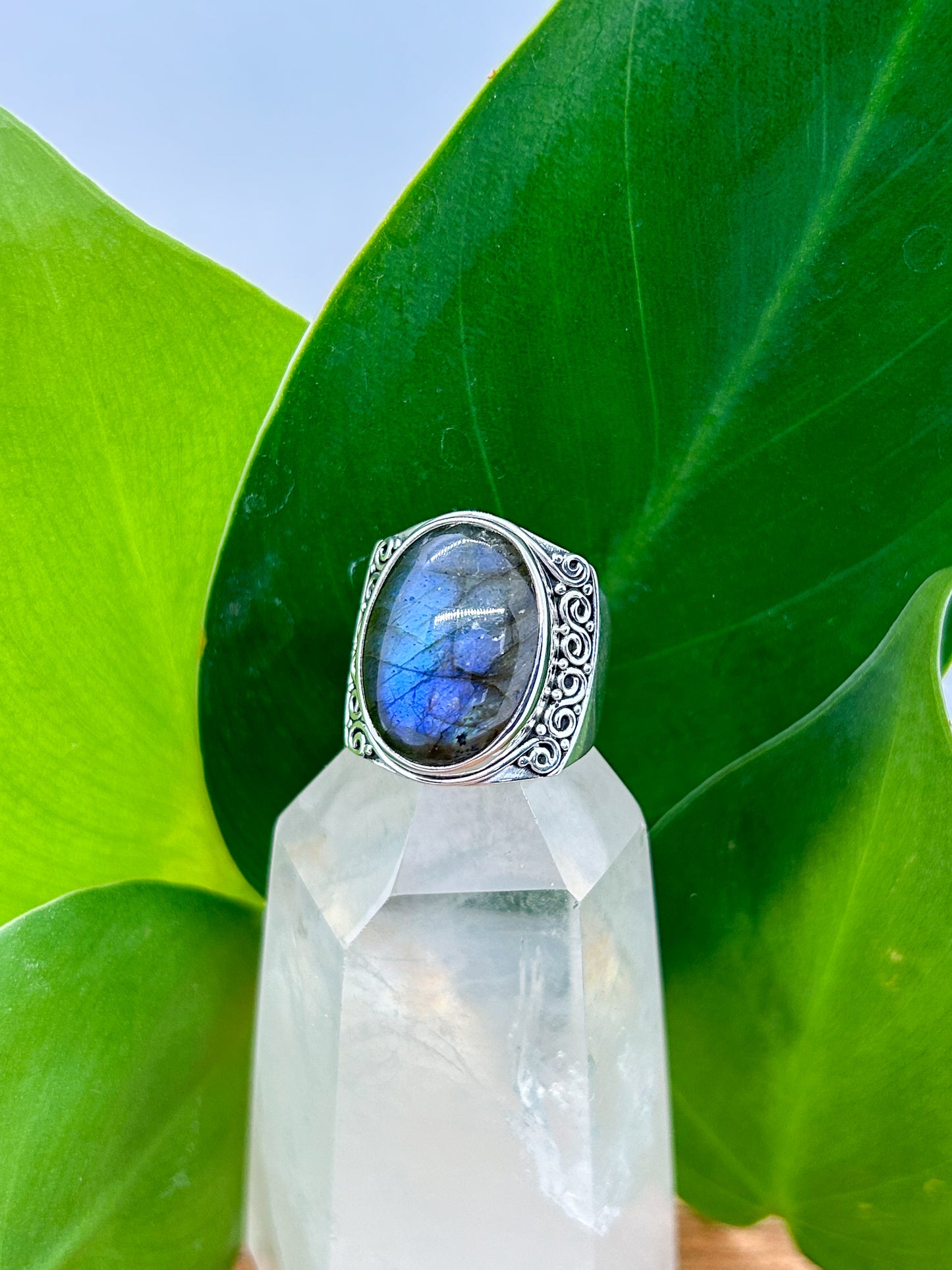 Labradorite Ring (size 7)