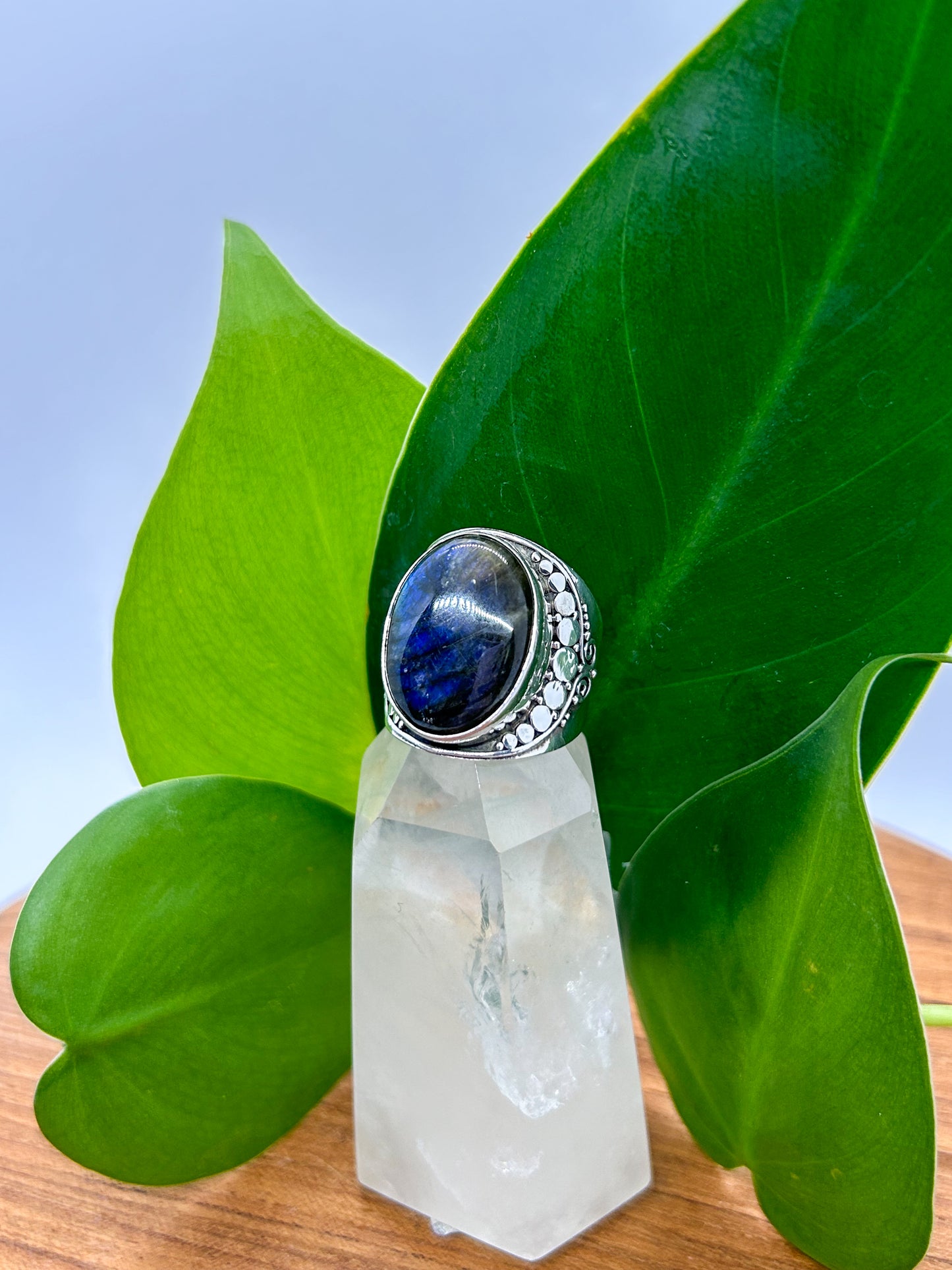 Labradorite Ring (size 9)