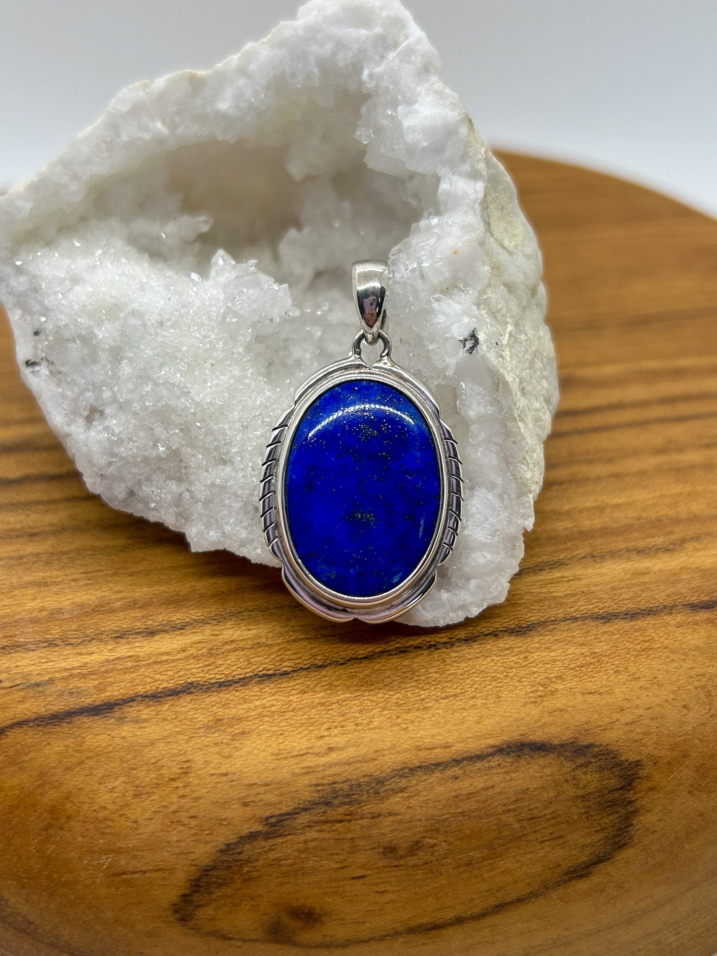 Lapis Lazuli Oval Pendant