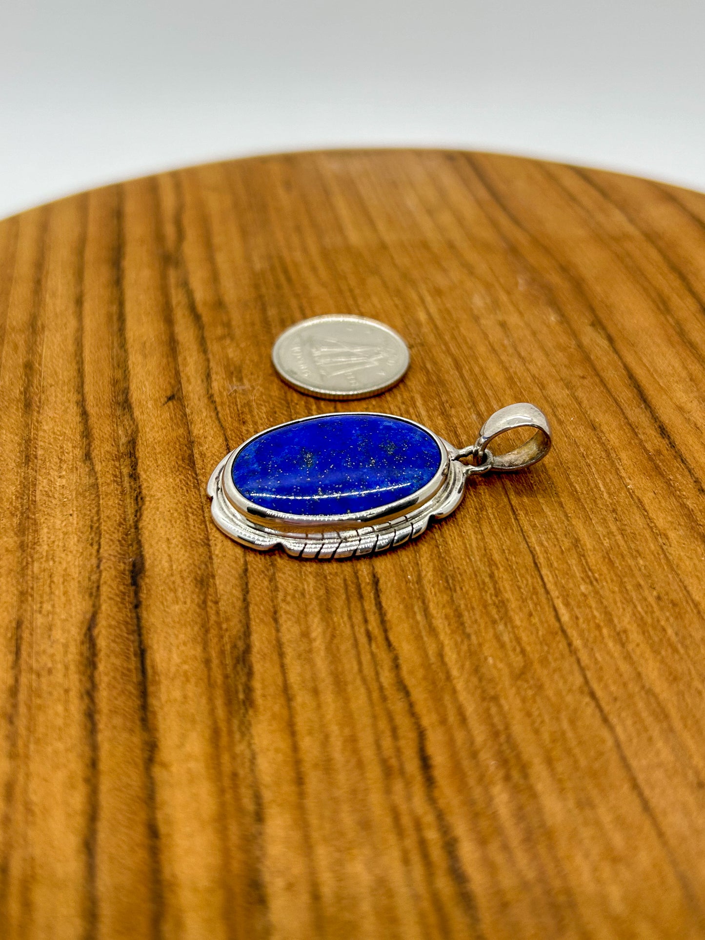 Lapis Lazuli Oval Pendant