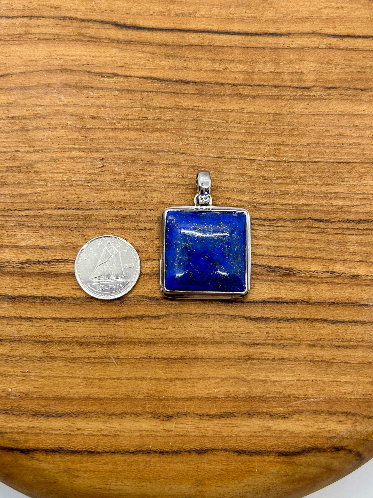 Lapis Lazuli Square Pendant