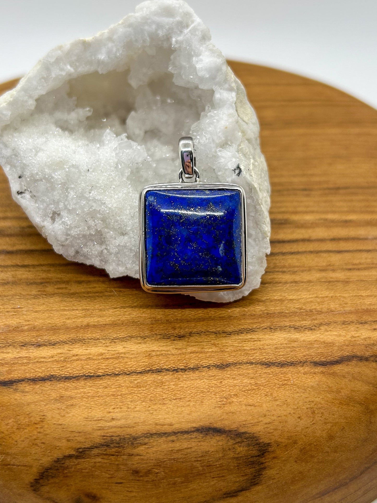 Lapis Lazuli Square Pendant