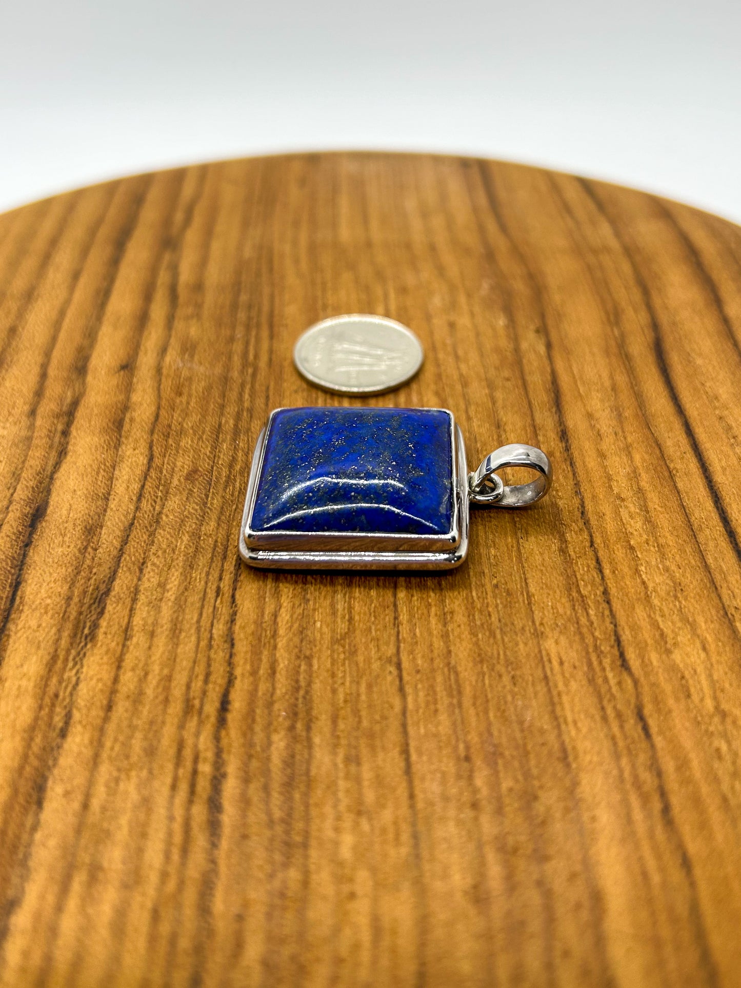 Lapis Lazuli Square Pendant